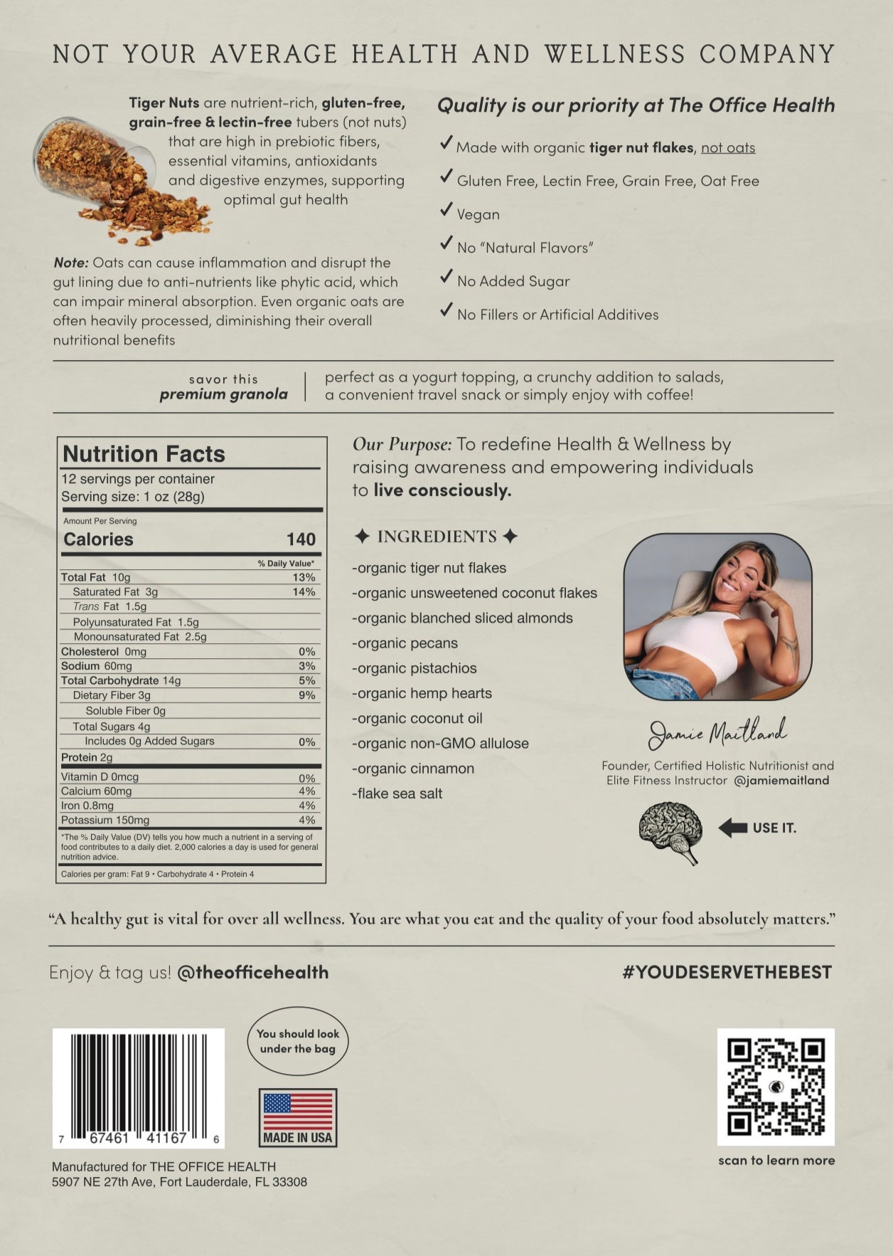 Organic Tiger Nut Granola