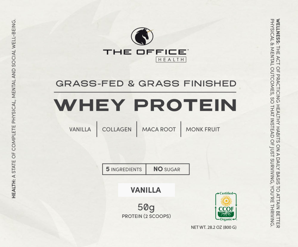 
                  
                    Vanilla Grass-Fed & Grass Finished Protein with Collagen & Red Maca
                  
                
