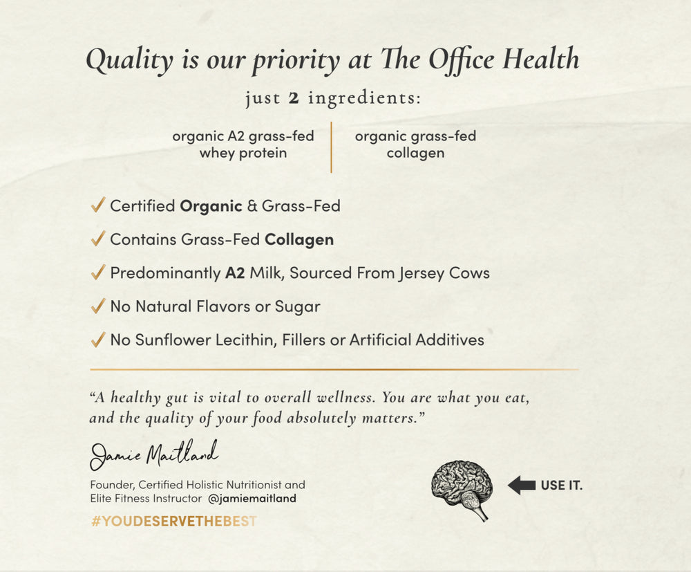 
                  
                    Organic Unflavored A2 Grass-Fed Whey Protein with Collagen
                  
                