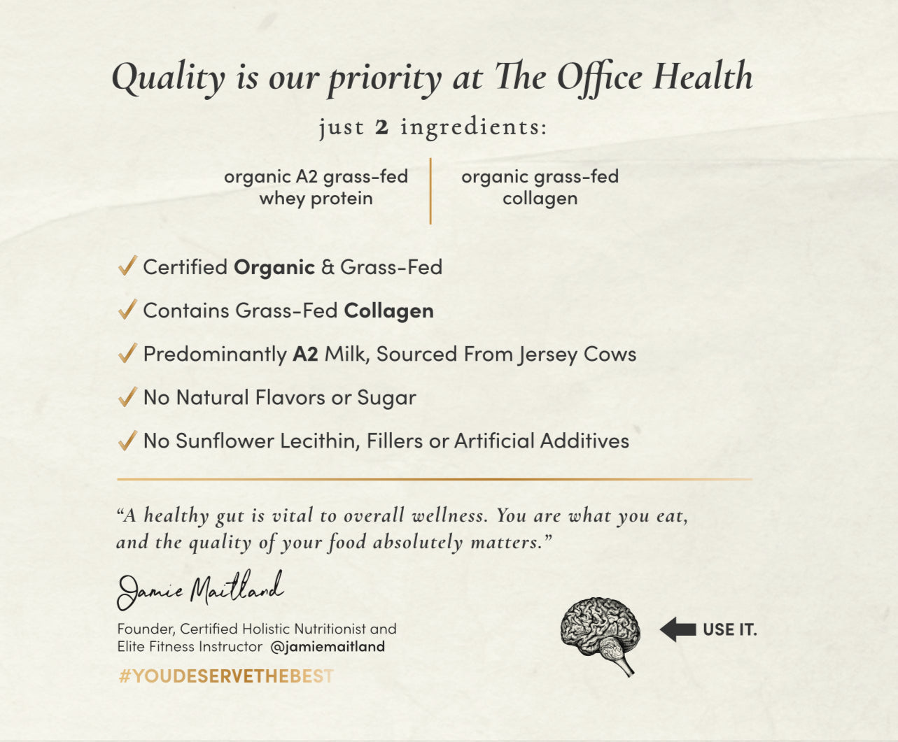 
                  
                    Organic Unflavored A2 Grass-Fed Whey Protein with Collagen
                  
                