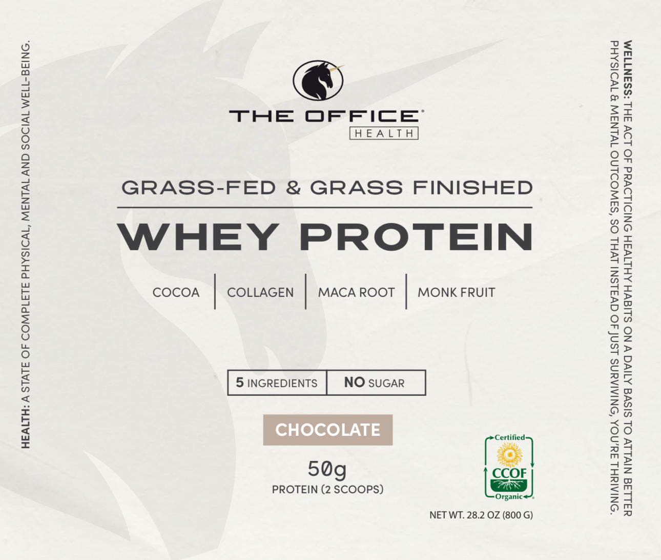 
                  
                    Chocolate Grass-Fed & Grass Finished Protein with Collagen & Maca
                  
                