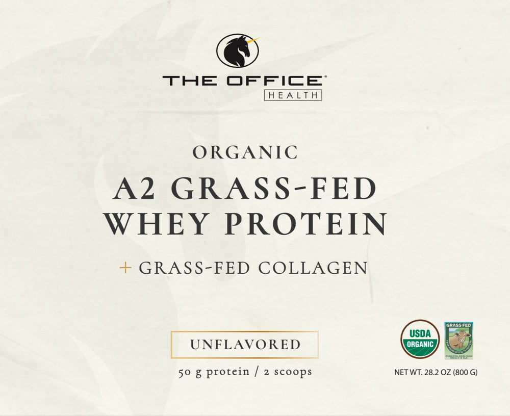 
                  
                    Organic Unflavored A2 Grass-Fed Whey Protein with Collagen
                  
                