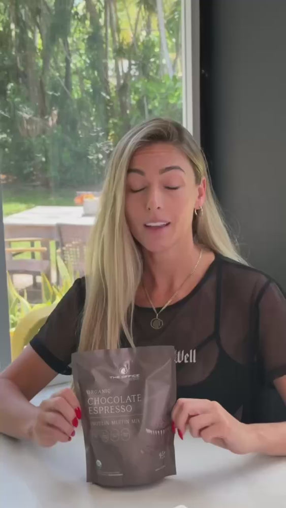 
                  
                    Load and play video in Gallery viewer, Organic Chocolate Espresso Protein Muffin Mix
                  
                